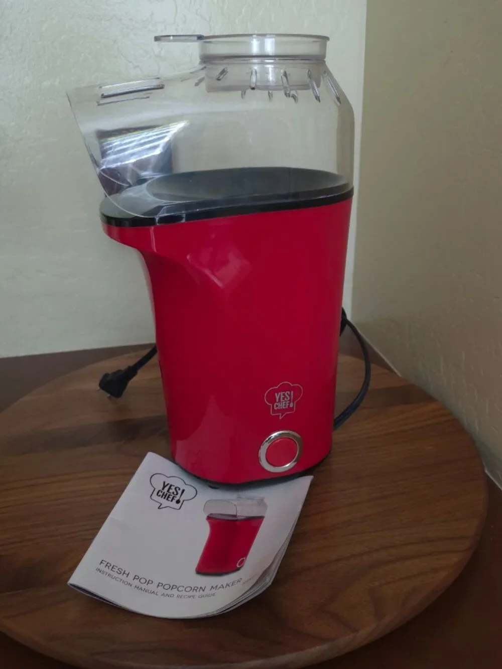 Fresh Pop Popcorn Maker / Machine with Instruction Manual & Recipe Guide